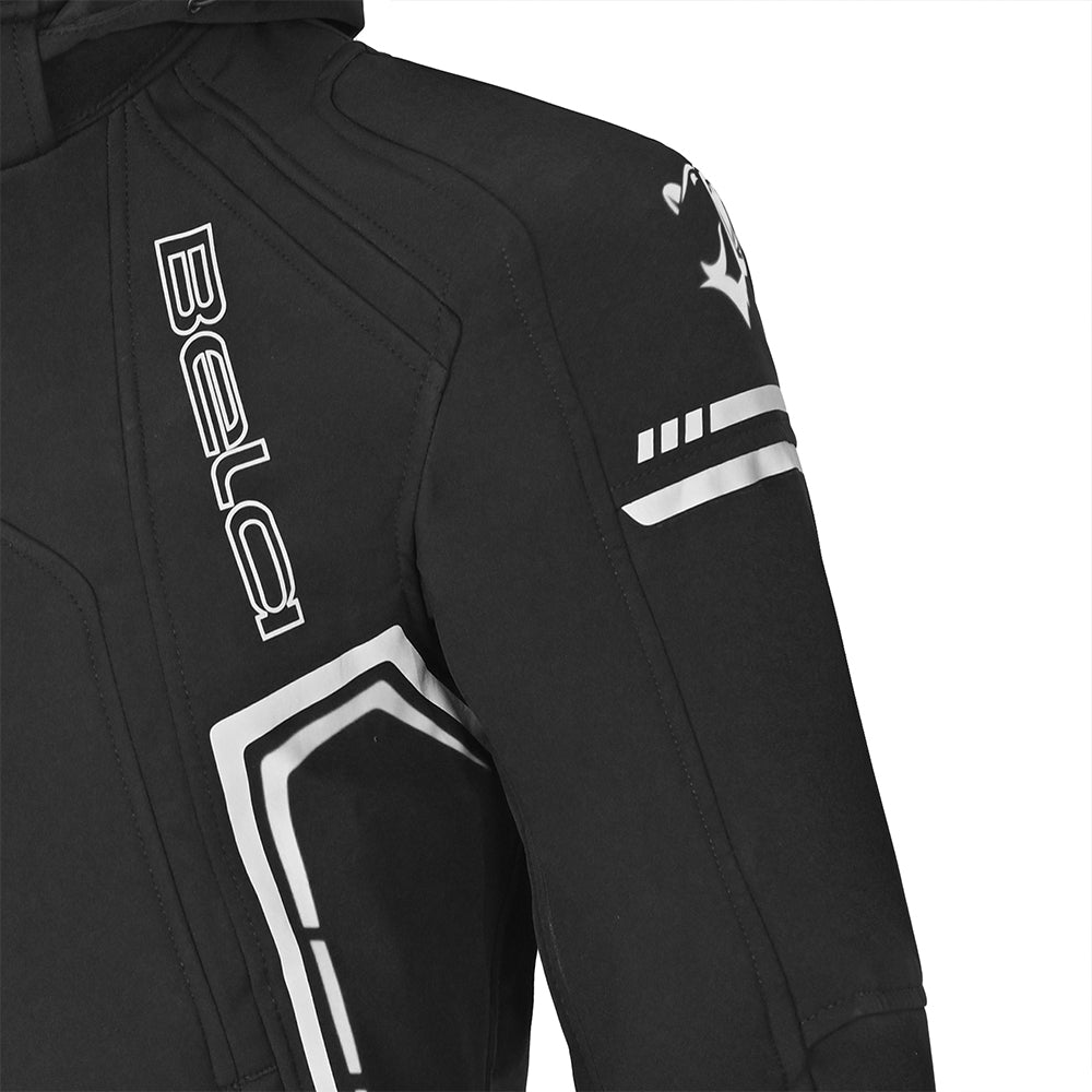 BELA - BREEZE SOFTSHELL Negro/Gris