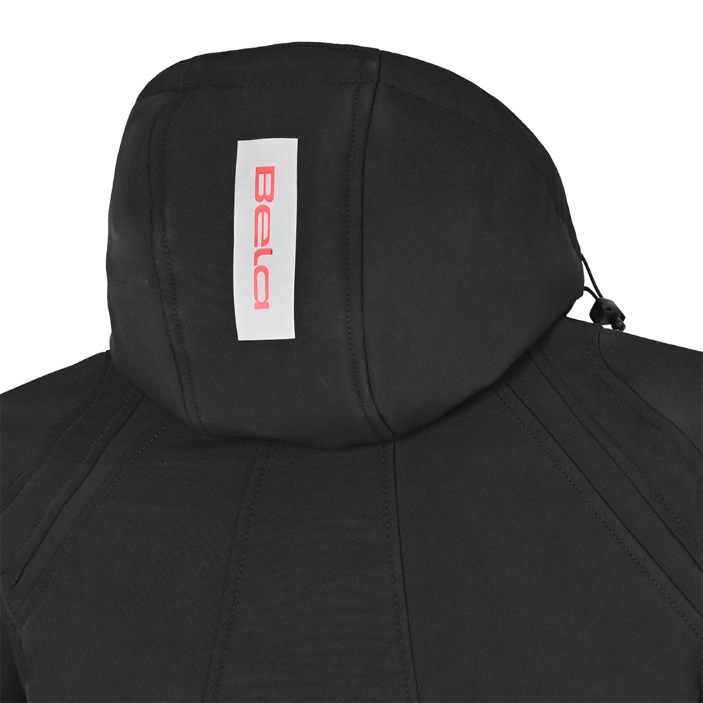 BELA - BREEZE SOFTSHELL Negro/Rojo