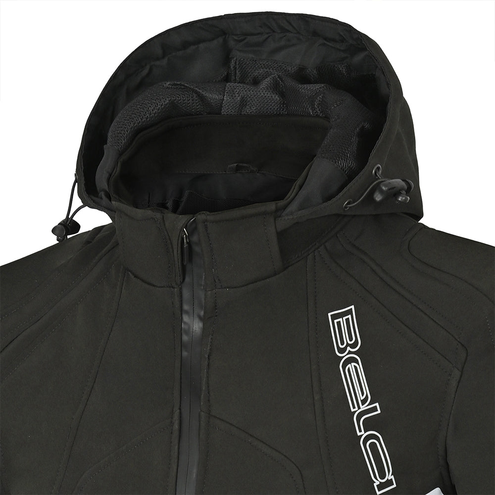 BELA - BREEZE SOFTSHELL Negro/Amarillo Fluor