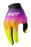 SHOT DRAW GUANTES DE MOTO ROSA NEON AMARILLO