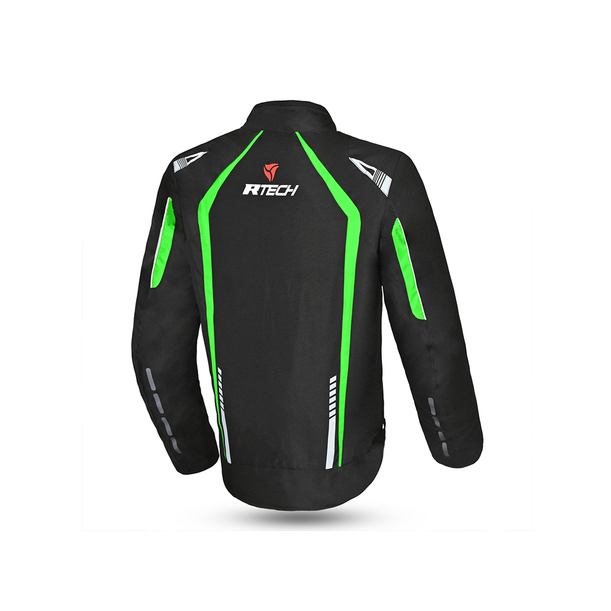 R-TECH - Chaqueta Textil Marshal Negro/Verde