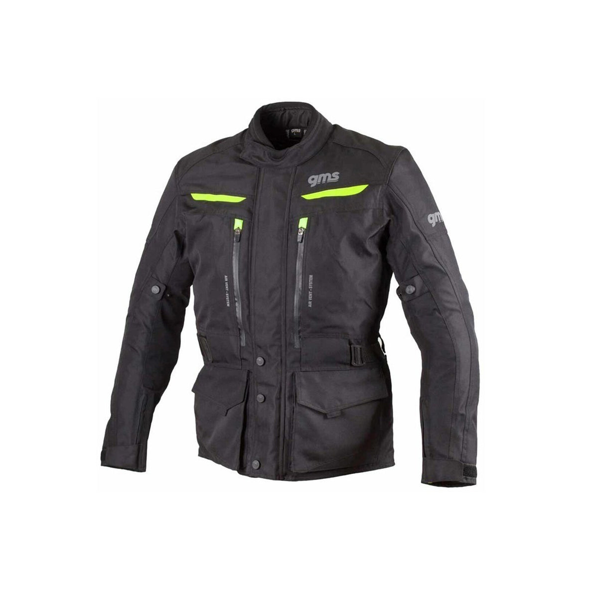 GMS- CHAQUETAS TEXTILE GEAR MAN  BLACK/WHITE/YELLOW