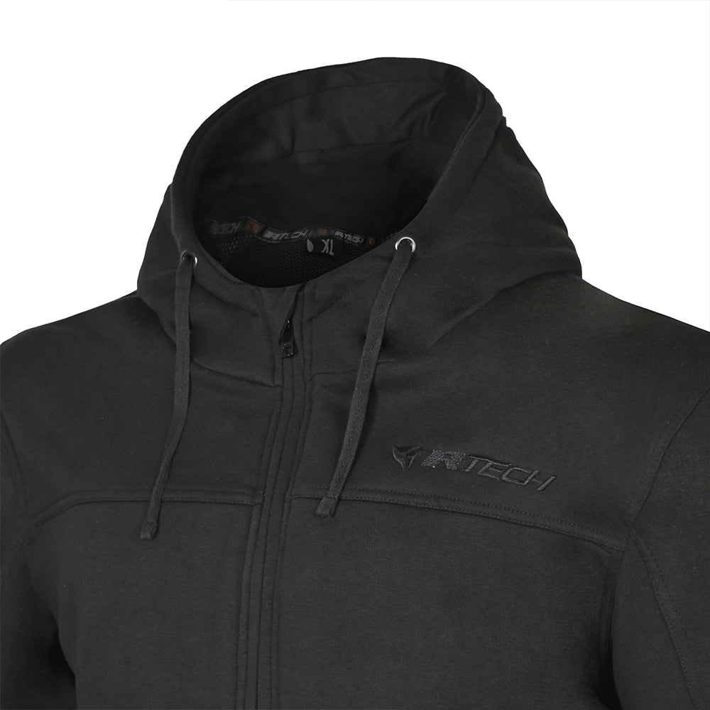 R-TECH - Sudadera Textil Suspention Hoddy Negra