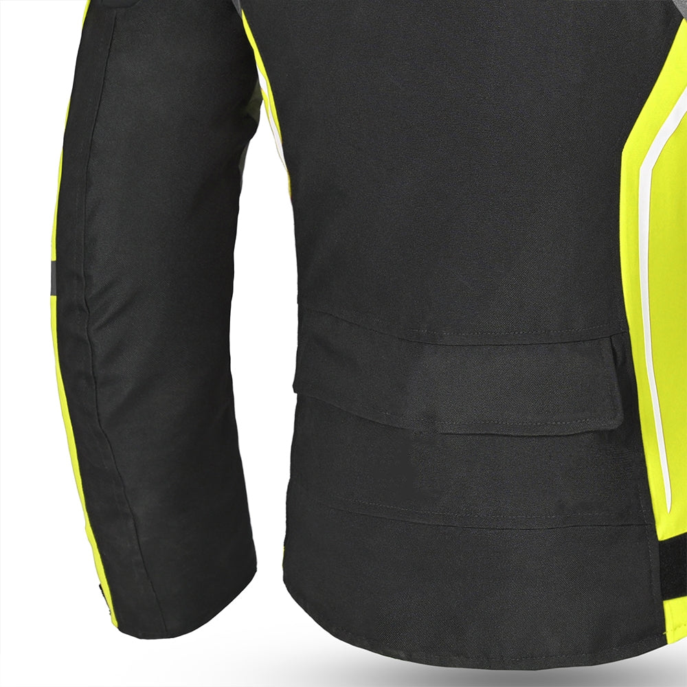 BELA - Chaqueta Textil Elanur Lady Negro/Antracita/Amarillo