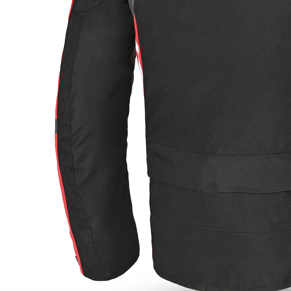 BELA - Chaqueta Textil Cordaniel Negro/Antracita/Rojo