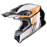 SCORPION VX-16 EVO AIR LIGNES CASCO DE MOTO Negro-Naranja