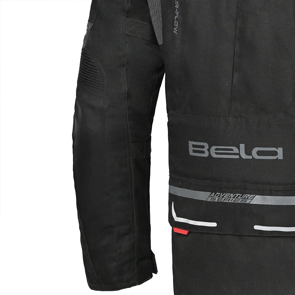 BELA - Chaqueta Textil Transformer Negro/Antracita