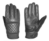 Poisoned - Guantes Piel/Textil Season Prima Negro