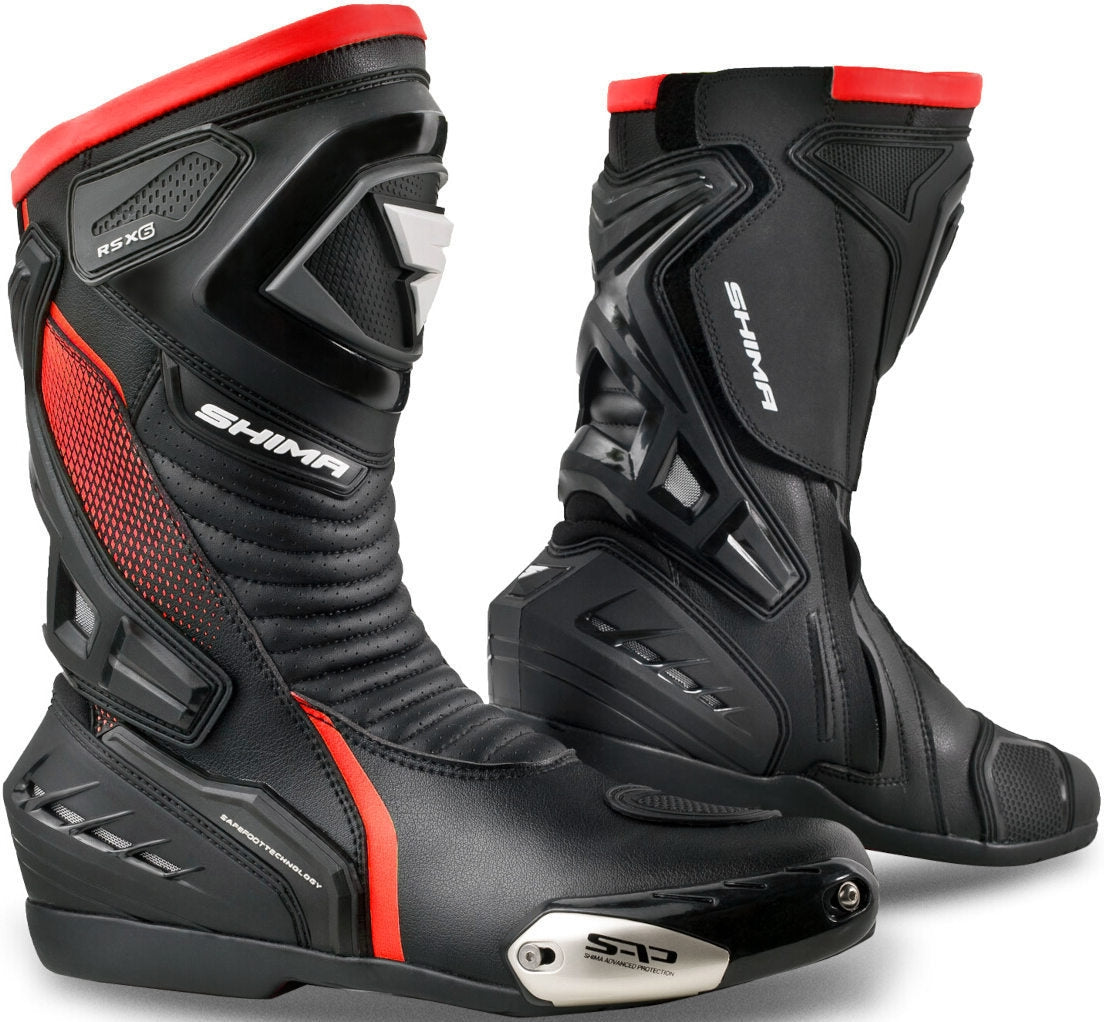 SHIMA RSX-6 MEN  BOOTS RED FLUO