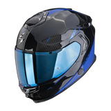 SCORPION EXO-GT SP AIR ASPHALT CASSO DE MOTO NEGRO AZUL