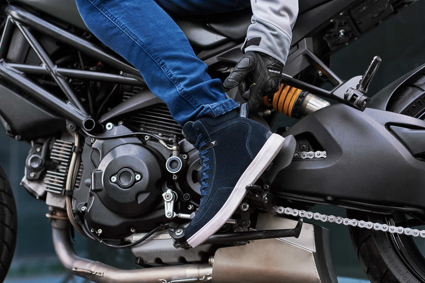 SHIMA SX-2 Evo Perforated Grijs Motorschoenen SHIMA SX-2 Evo Perforated Grijs Motorschoenen