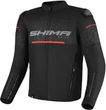 Chaqueta Moto Shima Drift Urban Textil Verano Negro