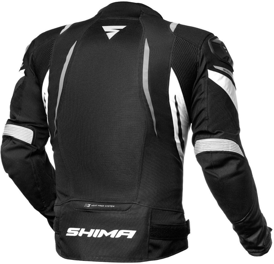 SHIMA MESH PRO JACKET BLACK/WHITE