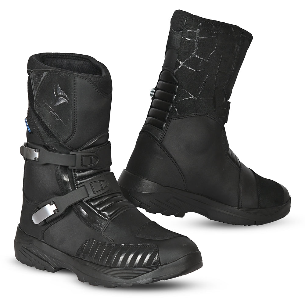 R-TECH - Botas Piel Traveler WP Negro