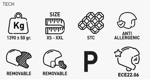 KAPPA KV49 mujer Chaser todoterreno moto Casco Titan - CASCO