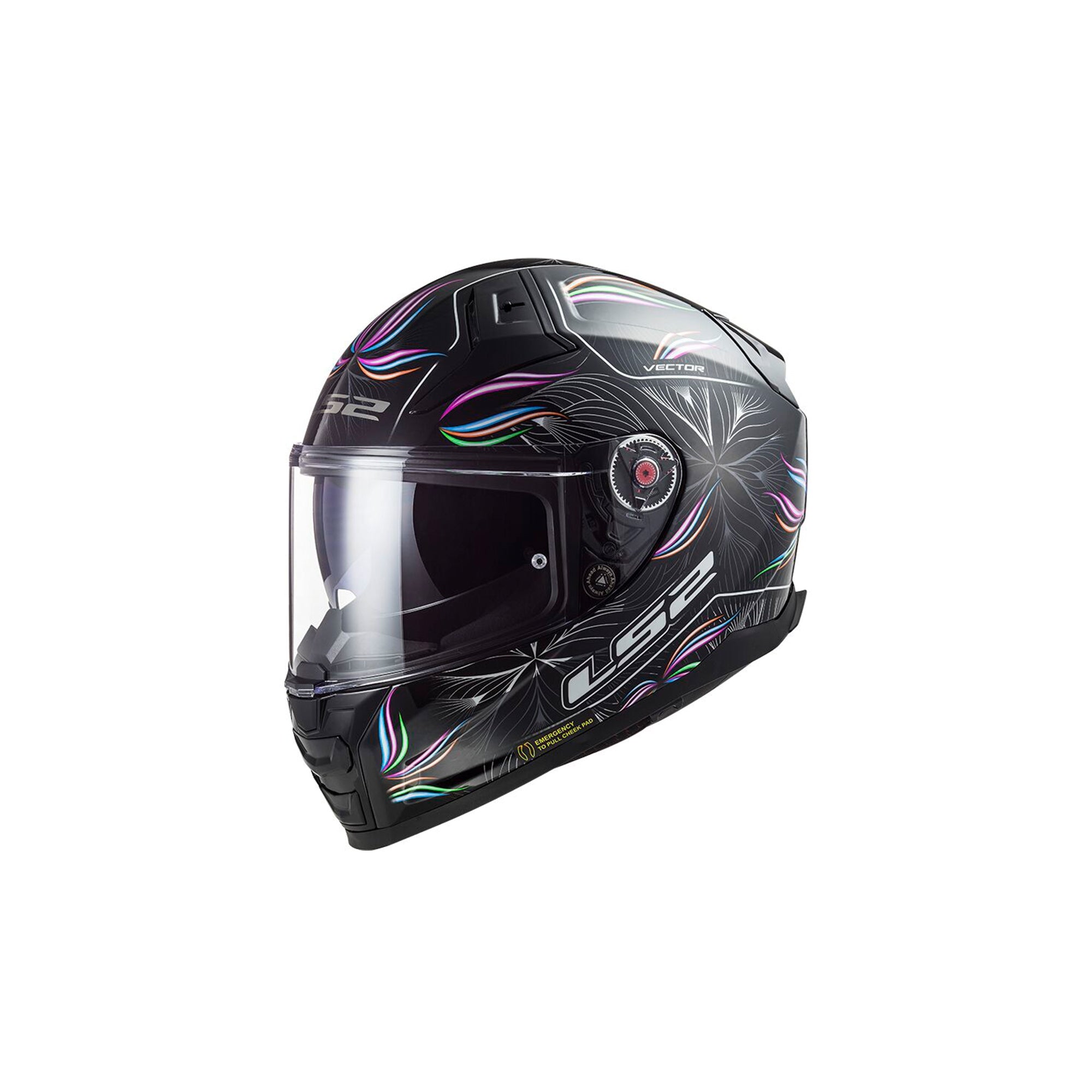 LS2 FF811 VECTOR II TROPICAL BLACK WHITE