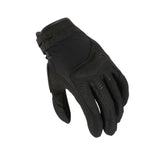 Luvas de motociclismo MACNA Darko para mulher para o verão, pretas.