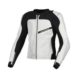 MACNA Korus hombre Chaqueta moto textil Gris Claro