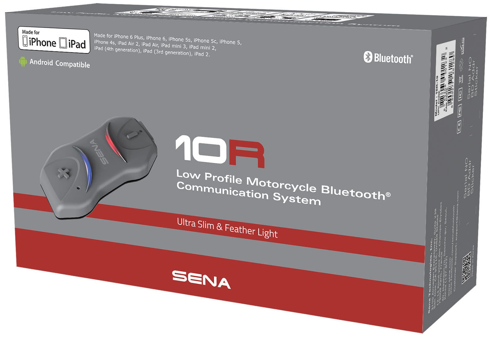 Sena 10R Sistema de comunicación Bluetooth Paquete doble - Accesorios