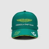 Aston Martin F1 Gorra de piloto de Lance Stroll 2024 del equipo