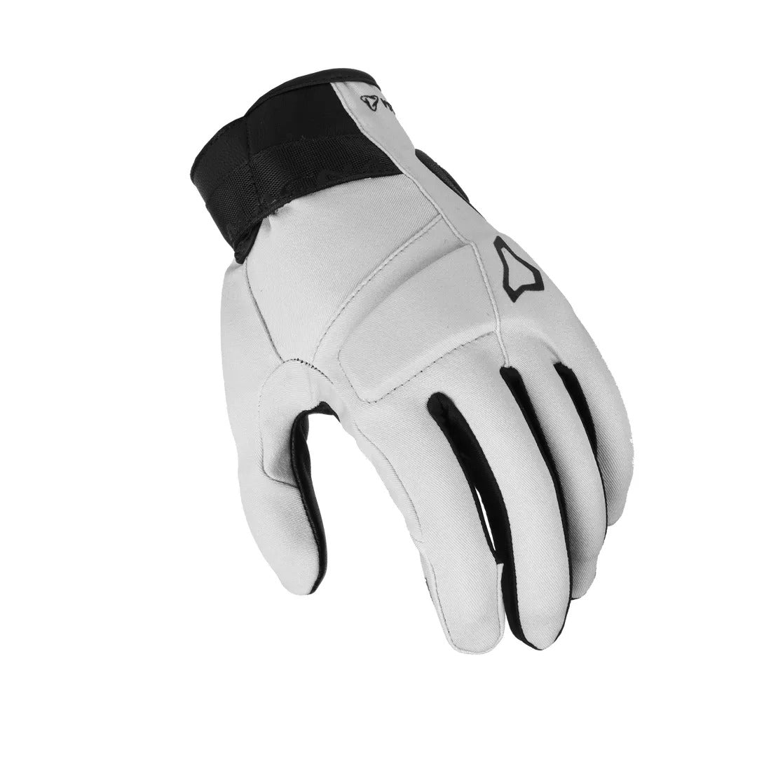 MACNA Astrilla Motocicleta Cuero Guante Gris Claro Negro - GUANTES