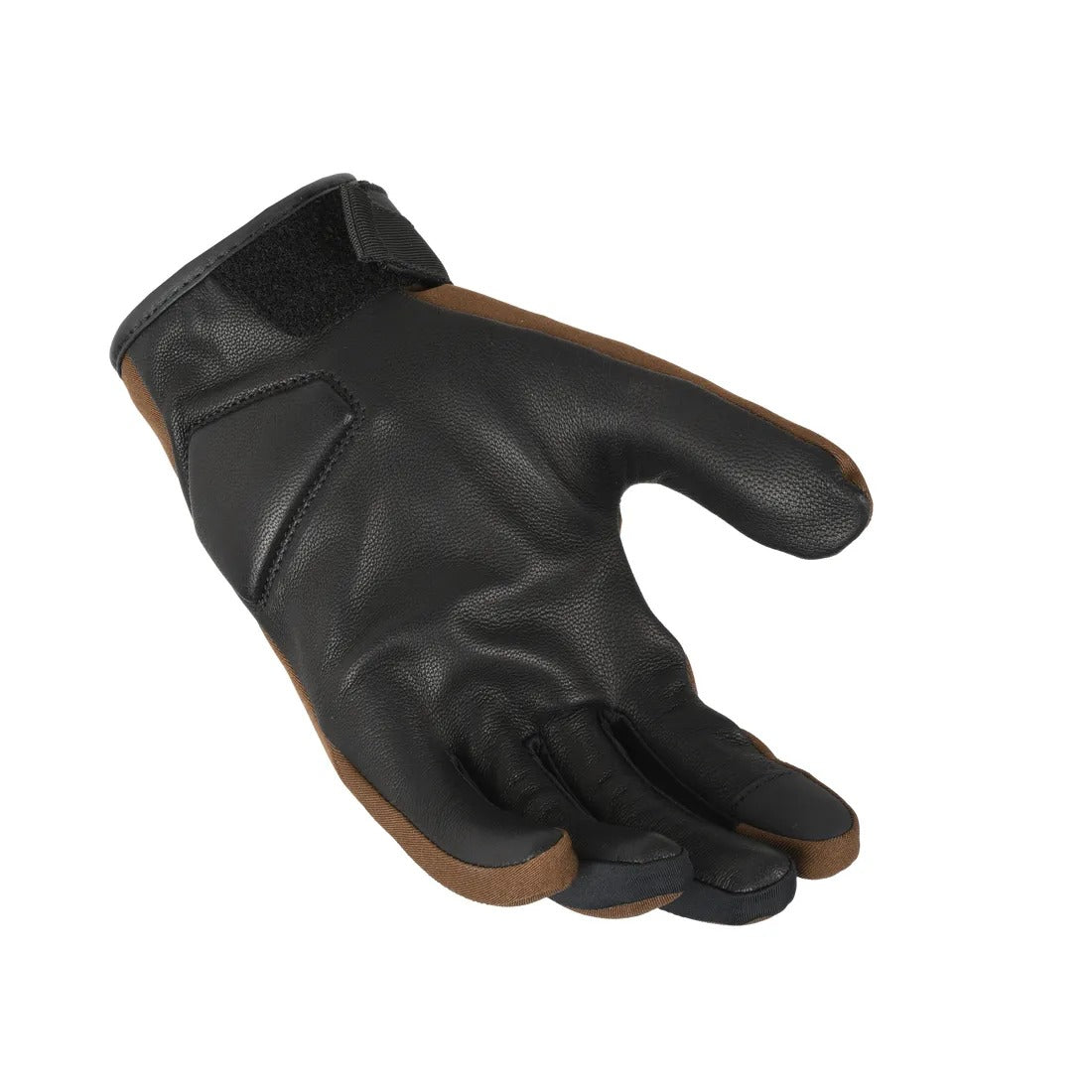 MACNA Astrill motocicleta cuero Guantes de Marrón Negro - GUANTES