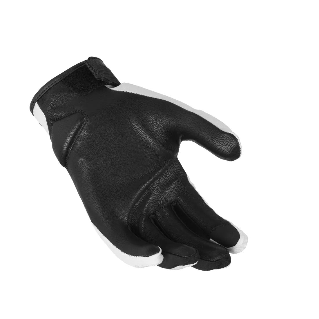 MACNA Astrilla Motocicleta Cuero Guante Gris Claro Negro - GUANTES