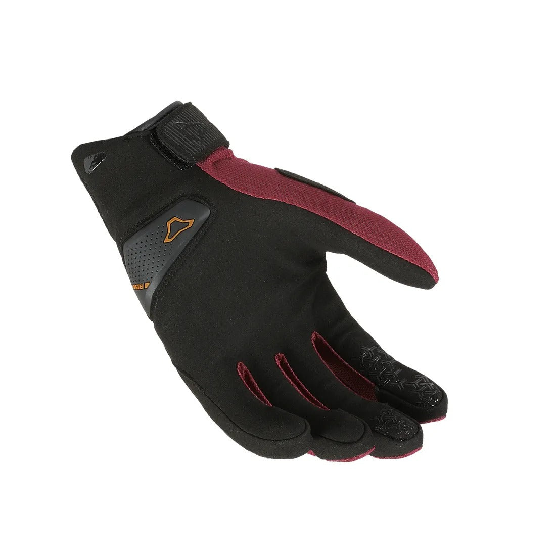 MACNA Darko mujer de moto verano Guantes Burdeos Negro - GUANTES