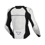 MACNA Korus hombre Chaqueta moto textil Gris Claro