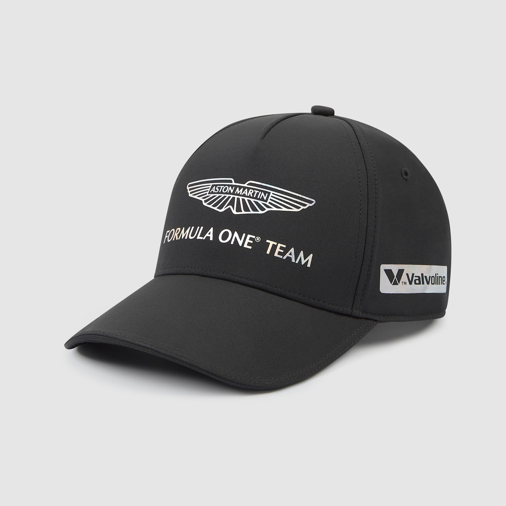 Aston Martin F1 2024 Gorra estampado iridiscente del equipo del GP de Las Vegas