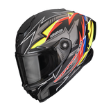 SCORPION EXO-RACE AIR MOVE ON CASCO DE MOTO Negro-Rojo-Amarillo Mate