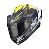 SCORPION EXO-RACE AIR KOBRA MOTORCYCLE HELMET Matte Neon Blue-Yellow