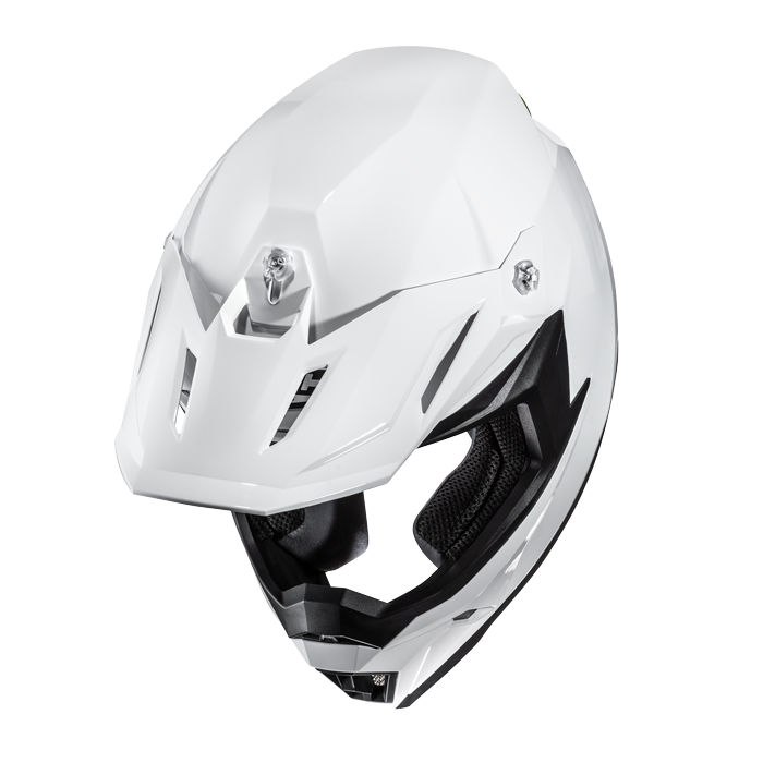 HJC C50 SOLID UNI CASCO MOTOCROSS DE MOTOCICLETA BLANCO PERLA