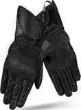 Shima St-3 SPORTs Hombres Urban Summer Cuero Moto Racing Guantes Largos Negro