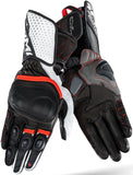 Shima St-3 SPORTs Hombres Urbano Verano Cuero Moto Racing Guantes Largos Negro Blanco Rojo