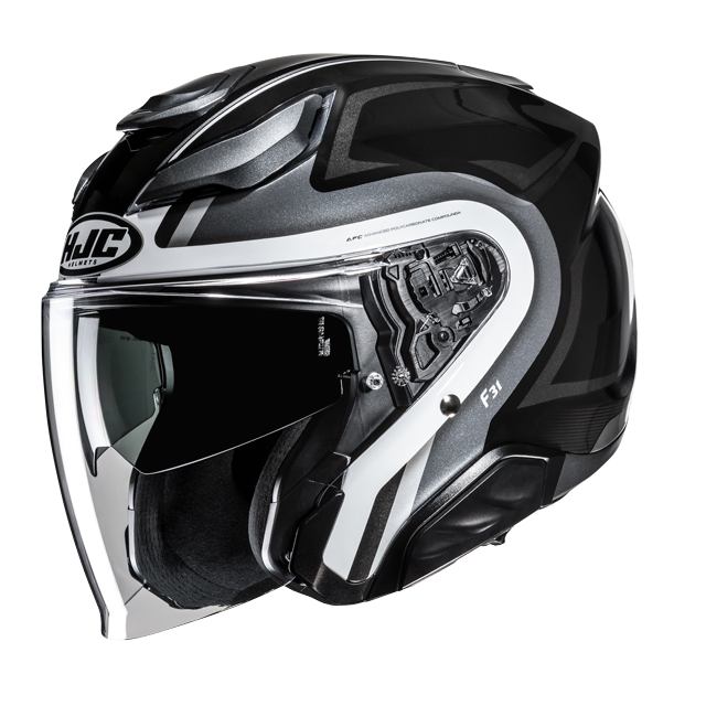 HJC F31 BASK MC5 Casco Jet De Moto