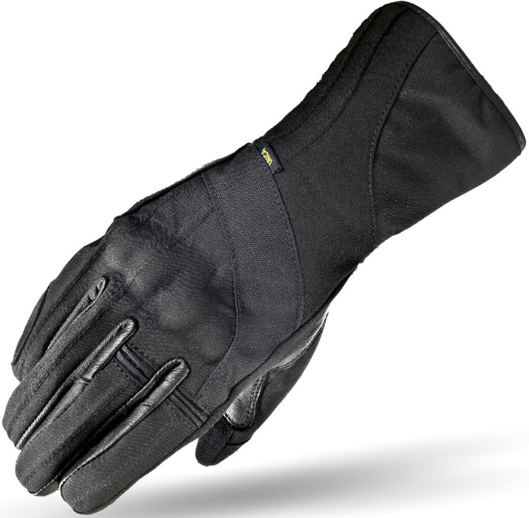 Guantes de turismo de Shima Unica WP impermeable mujer Negro Guantes de moto de cuero Touring