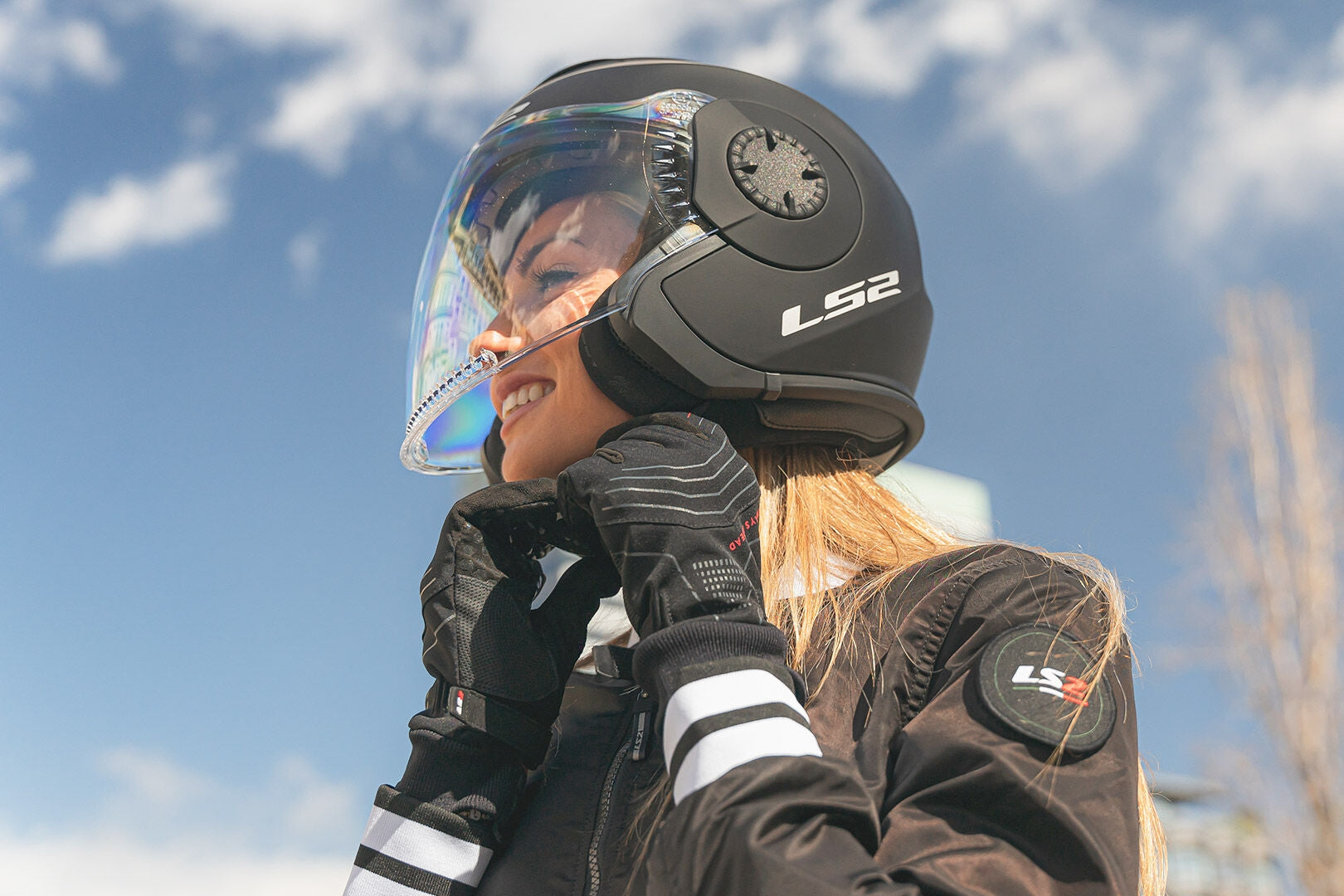 LS2 OF570 VERSO MARKER MATT BLACK TITANIUM