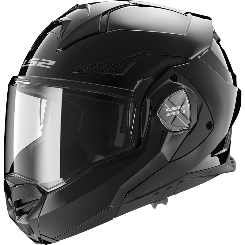 Casco de moto LS2 FF901 Advant X flip front negro brillante