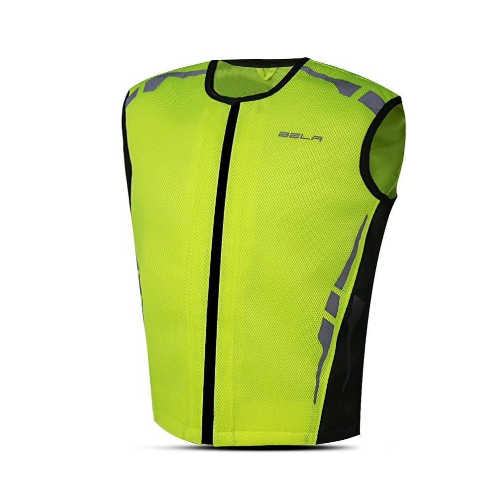 BELA - Reflectante Textil Vision Negro/Amarillo Fluor