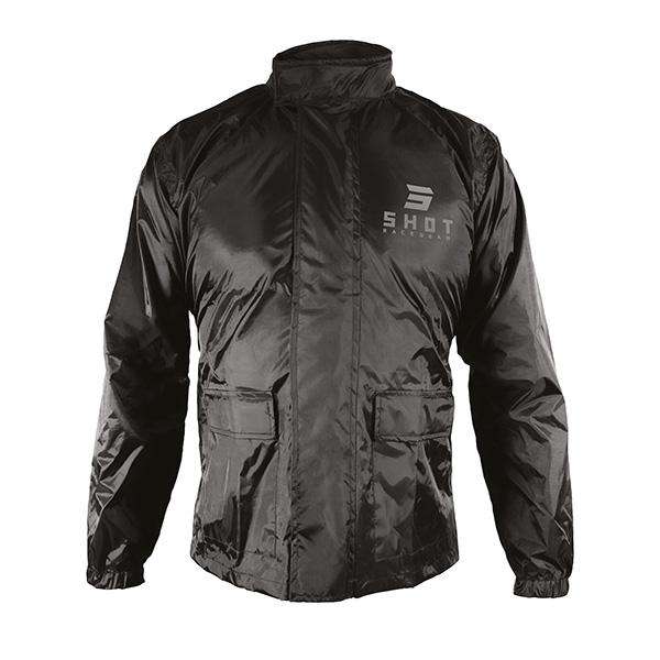 SHOT RAIN JACKET 2.0 CHAQUETA DE LLUVIA 2.0 DE MOTO NEGRO