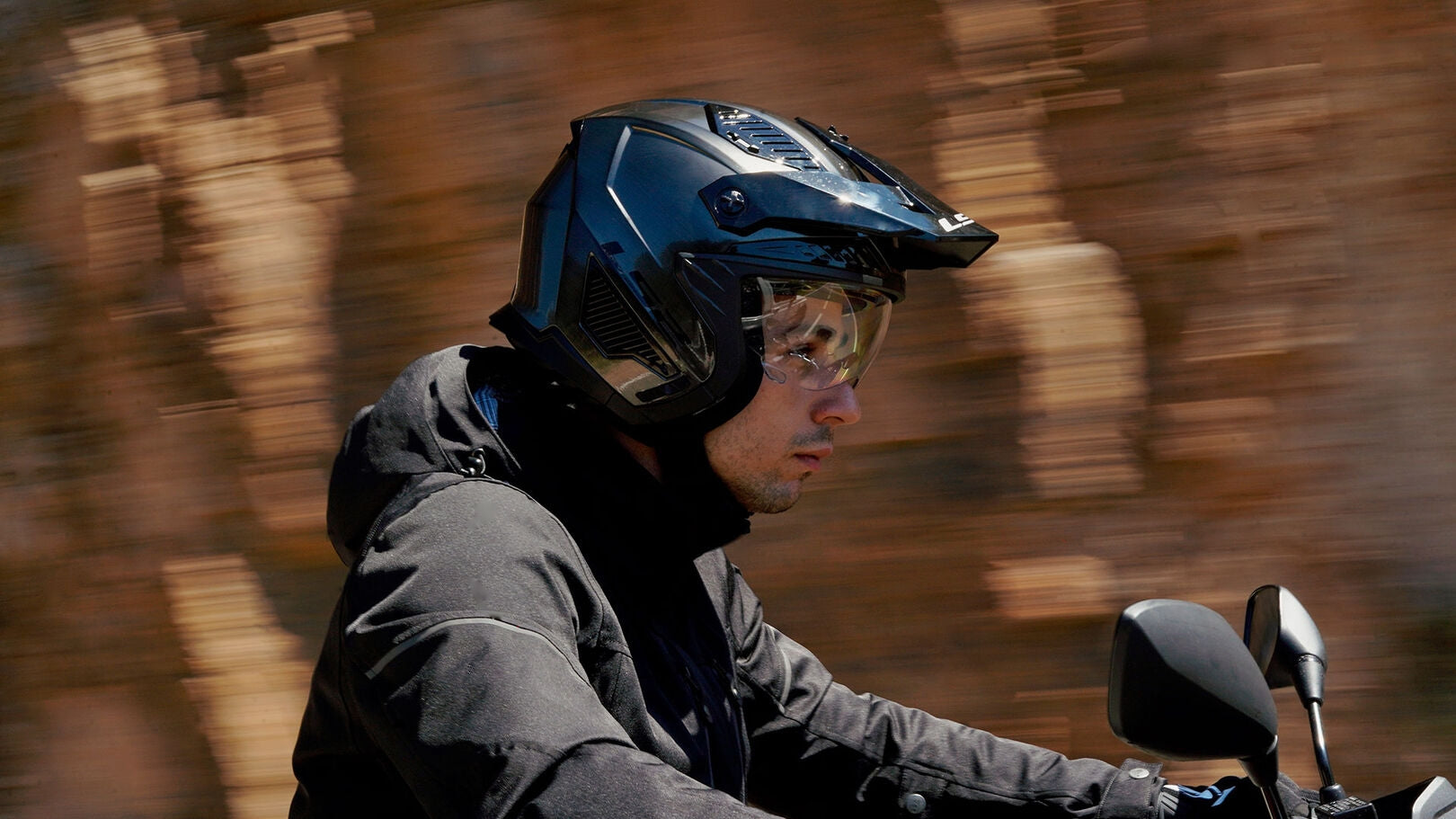 LS2 OF606 DRIFTER SOLID MATT SAND