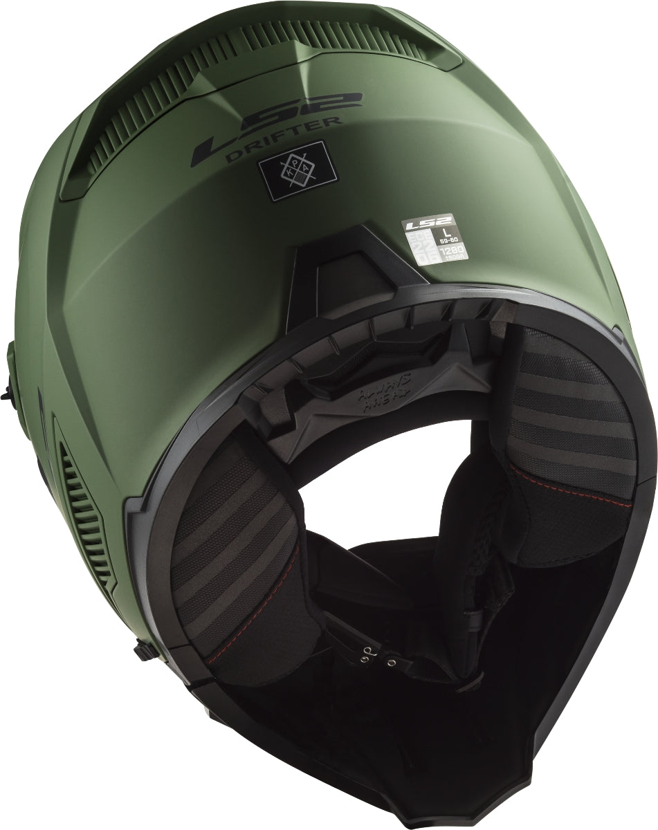 LS2 OF606 DRIFTER SOLID MATT MILITARY GREEN