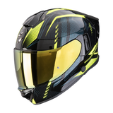 SCORPION EXO-530 AIR THERAS CASCO DE MOTO Negro-Amarillo Neon