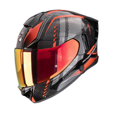 SCORPION EXO-530 AIR THERAS CASCO DE MOTO Negro Metalico-Rojo