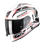 SCORPION EXO-530 AIR SLOPE MOTORCYCLE HELMET White-Black-Red