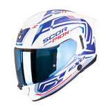 SCORPION EXO-530 AIR SLOPE MOTORCYCLE HELMET White-Blue-Red