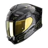 SCORPION EXO-530 AIR FOND CASCO DE MOTO Negro-Amarillo Neon