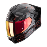 SCORPION EXO-530 AIR FOND CASCO DE MOTO Negro Metalico-Rojo