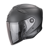 SCORPION EXO-GT JET SOLID CASCO DE MOTO Negro Perlado Mate